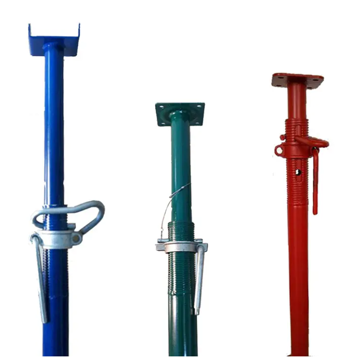 Heavy Duty Powder Coated Steel Adjustable Shoring Props Metal Scaffolding Acrow Jack  Heavy Duty Metal Scaffolding Acrow Jack