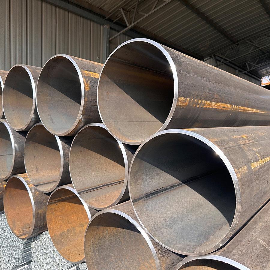 high quality round Metal 2 inch black iron pipe  36 inch diameter steel pipe hot-dip galvanized steel pipe