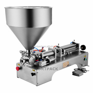 30-300ML Single head Pneumatic Filling machine Automatic piston butter cream cosmetic Jam glass bottle filling machine