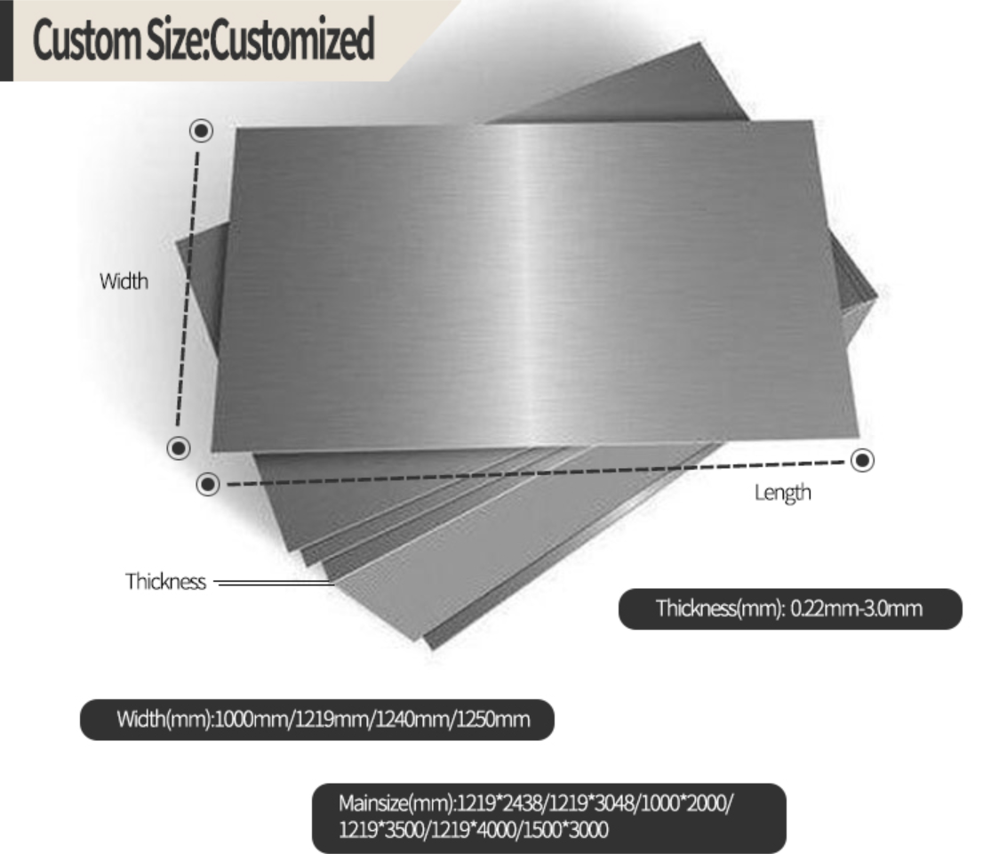 316 stainless steel price 201 304 430 stainless steel sheet stainless steel sheet Aisi mirror Placa de acero inoxidable