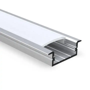 extrusion aluminum profile System Recessed Aluminium Holder Diffuser Mounting Extrusion Strip Light LED profile Channel Black