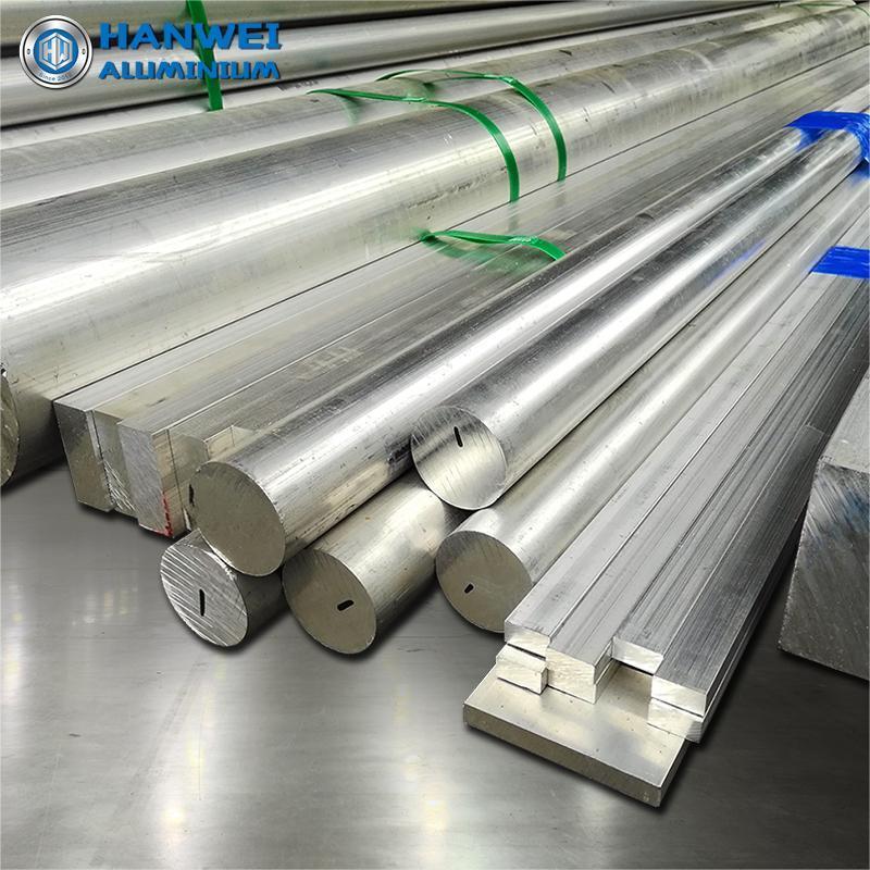 hot sale in stock 10mm 20mm 30mm hr aluminum round rod 6000 square aluminum profiles solid bar with low price