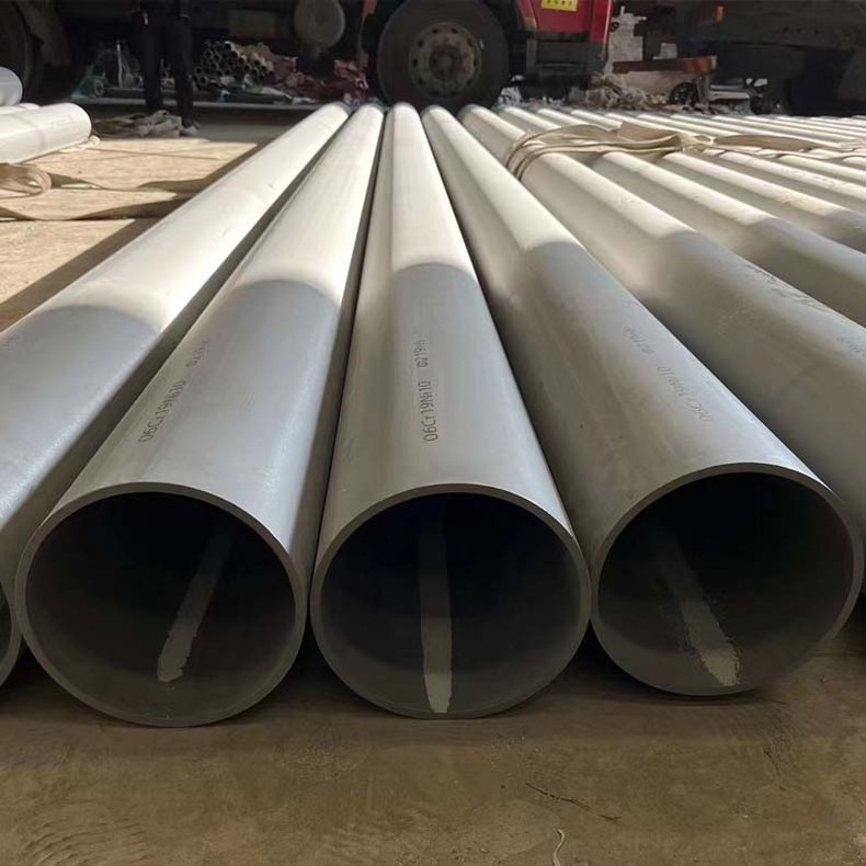 Construction Mirror 2205 Round Ss Pipe Fittings Astm A270 304 316 Erw Welded Stainless Steel Pipe