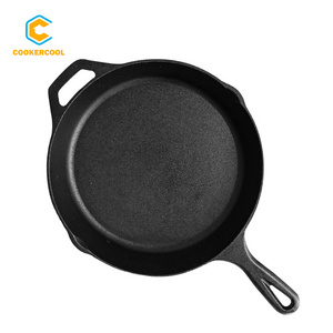 Cookercool Cookware Fry Pan Skillet Set High Quality Cast Iron Non-stick General Use for Gas and Induction Cooker