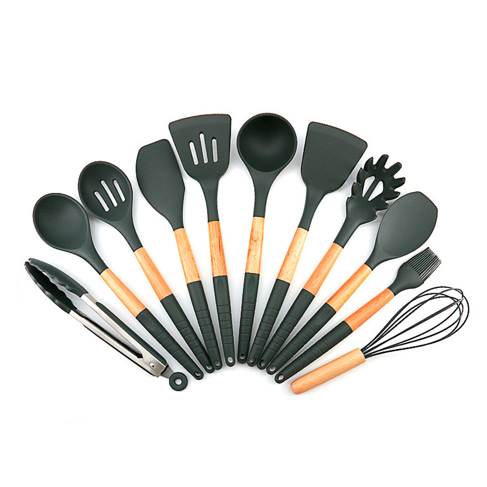 High quality silicone home tools cooking kitchen utensil kit