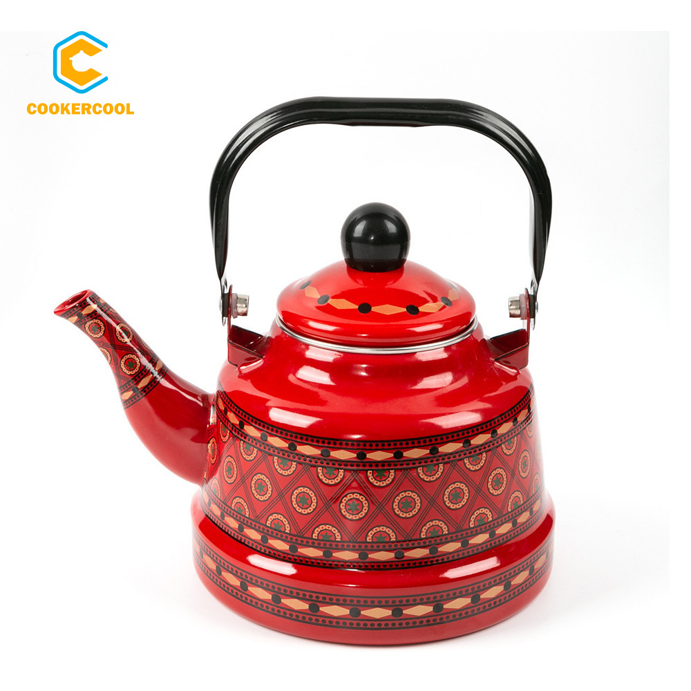 Cookercool Factory Stock Nonstick carbon steel Enamel cerimic Teapot 1.1L 1.7L 2.5L Water Kettle