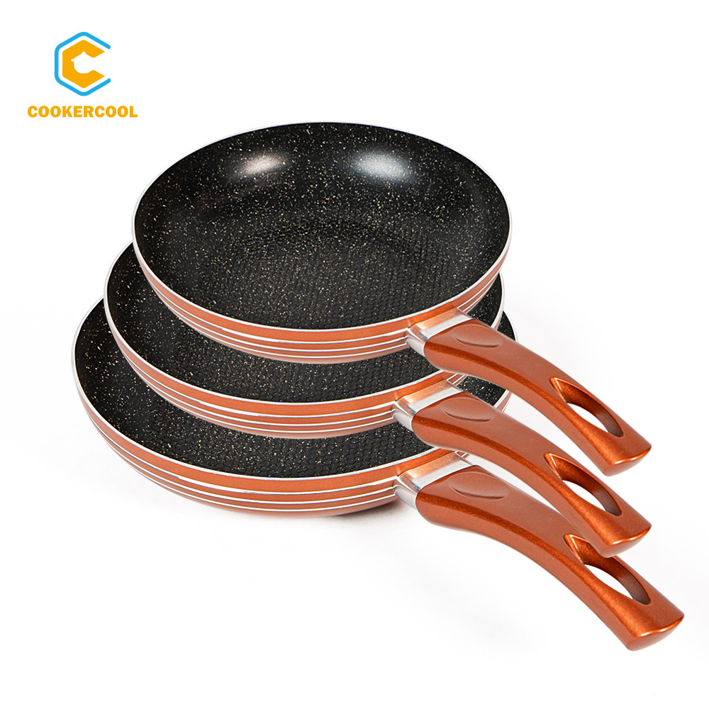 Cookercool High performance fry pan non stick aluminum frying pan