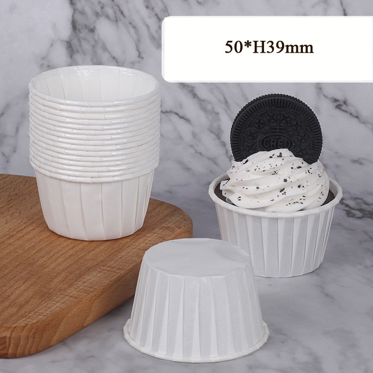 100PCS Standard size Black cupcake liners greaseproof paper baking cups Muffin cases disposable muffin tin cupcake wrappers