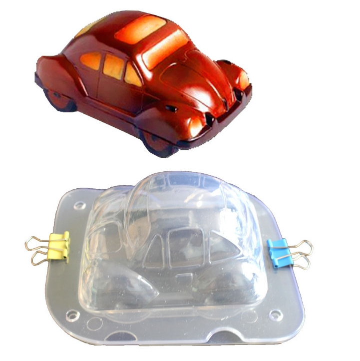 3D Mini Car plastic candy chocolate mold baby birthday Vehicle cake mold