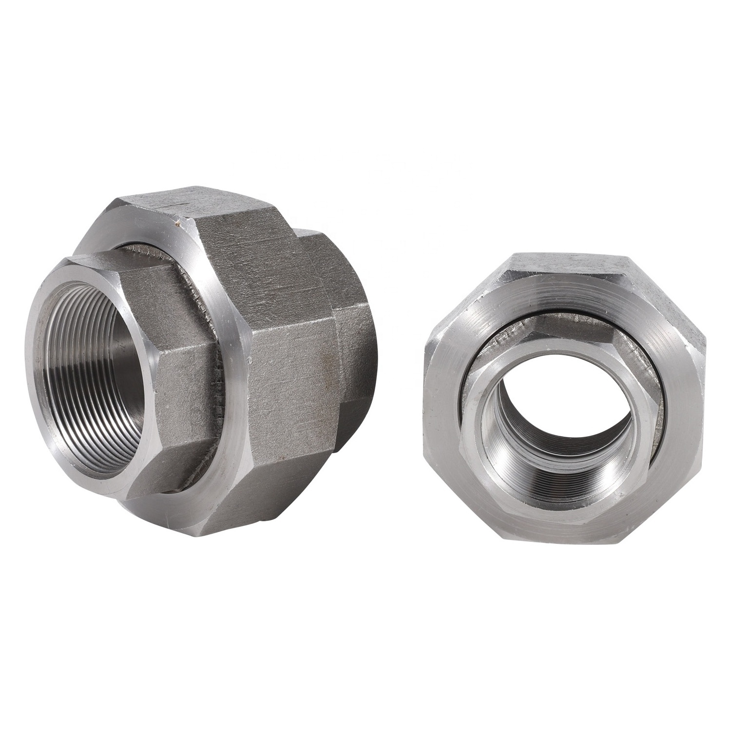 DN80 ASMEB16.11 3000# sus304 ss304 ss316l 3in reducer forged pipe fitting union stainless steel 3 inch forged threaded union