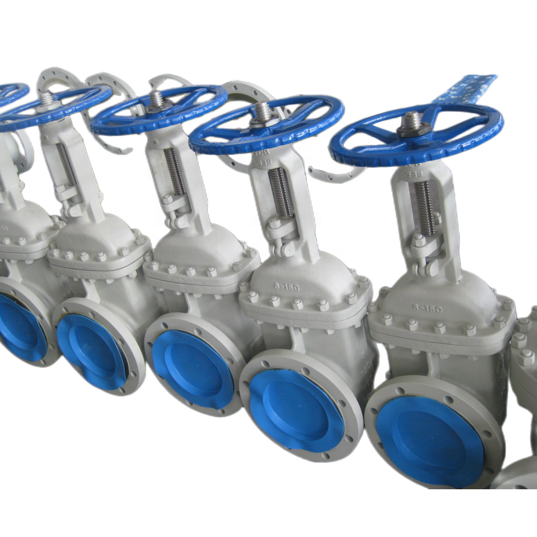 API 600 cast iron ASTM A216 wcb body material api 6a 8 inch dn200 end flange ASME B16.5 150LBS gate valve