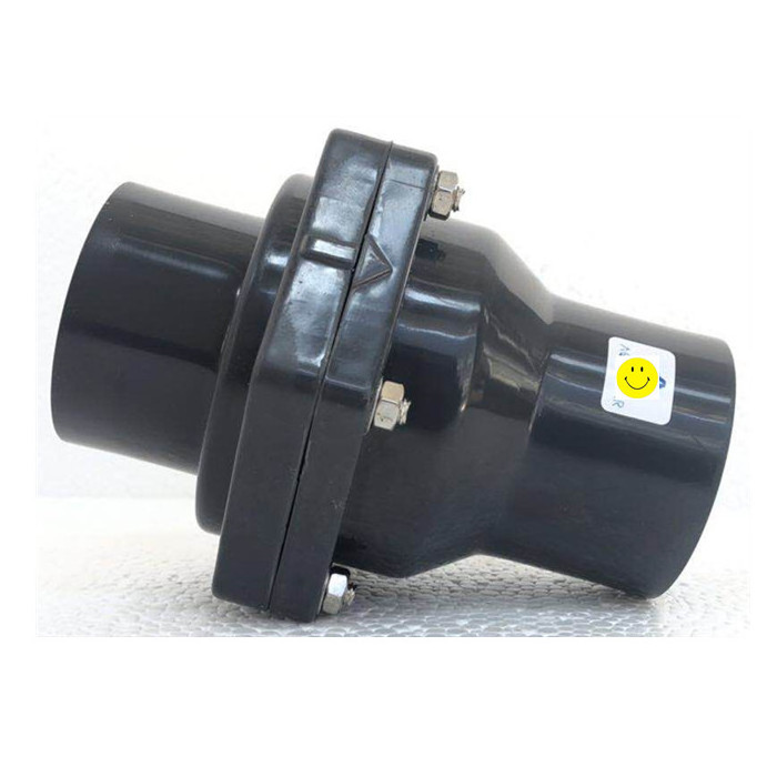 full plastic water valve aquarium slip check valve one way non return stop pvc wafer swing check valve