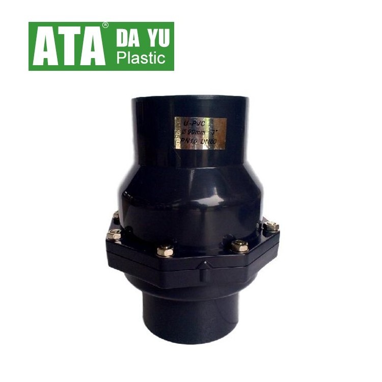 vertical horizontal 3 inch pvc swing check valve supplier non return valve made in china