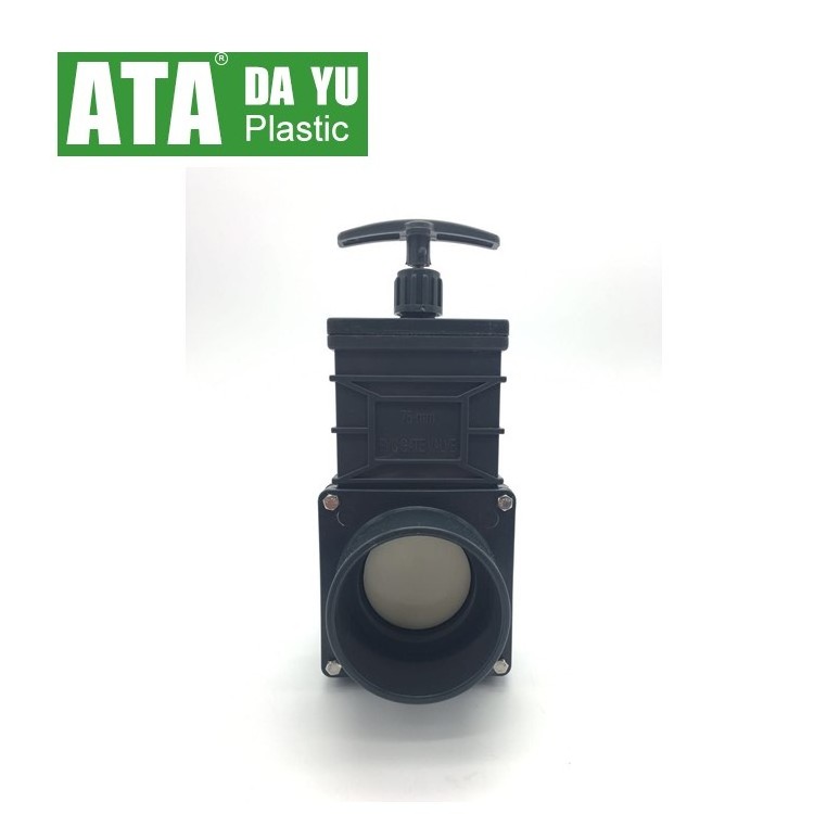 ATA 13 years manufacturer check valve butterfly valve DN32-DN150 pvc plastic stop gate valve DIN 10k