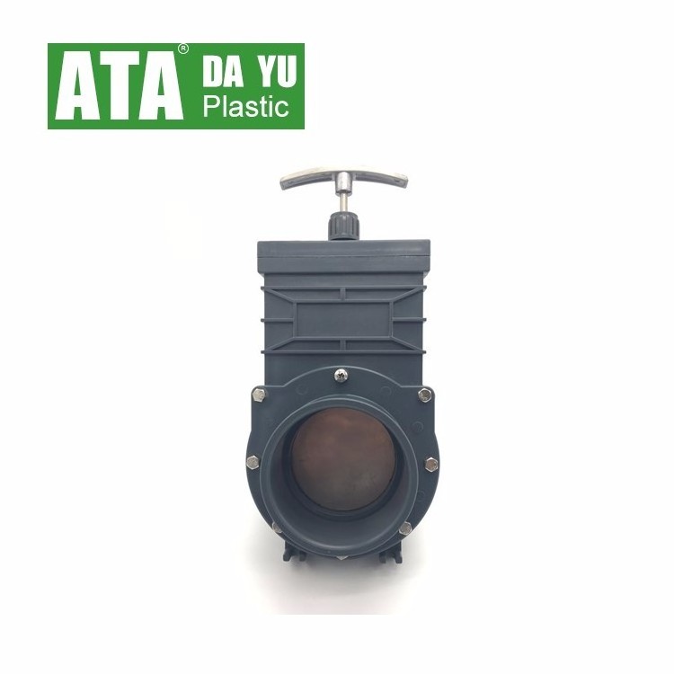 ATA 13 years manufacturer check valve butterfly valve DN32-DN150 pvc plastic stop gate valve DIN 10k