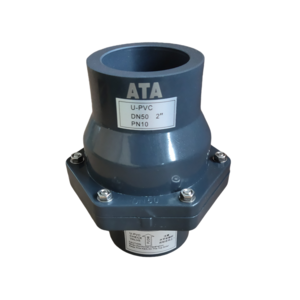 hot sale ATA Tianjin white grey 3/4" to 6" PVC-U non-return swing flap disc check valve backflow preventer