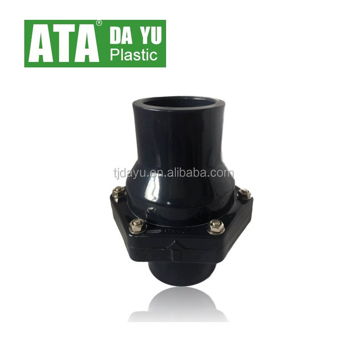 irrigation system non return swing check valve pvc one way stop valve