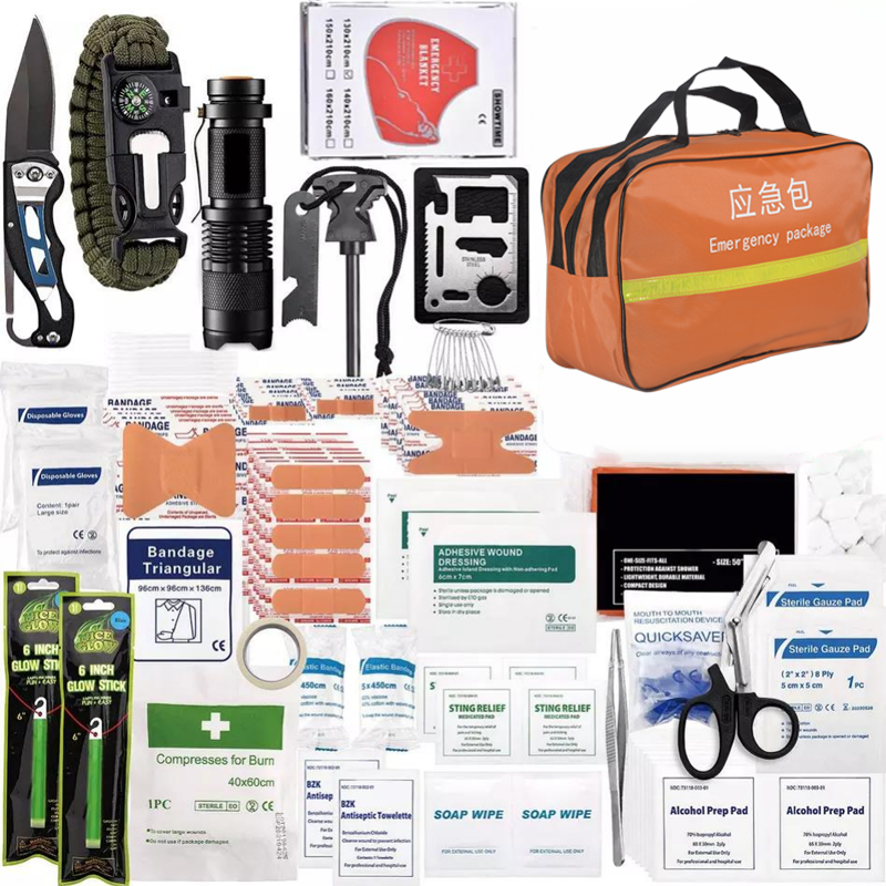 TJD custom logo hot sale  outdoor  Medical Supplies Portable Waterproof Survival Emergency Kids