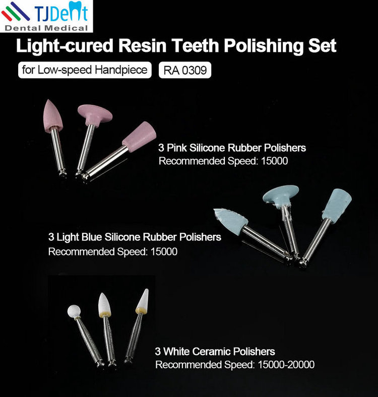 Dental Light Curing Composite Resin Polishing Bur Kit