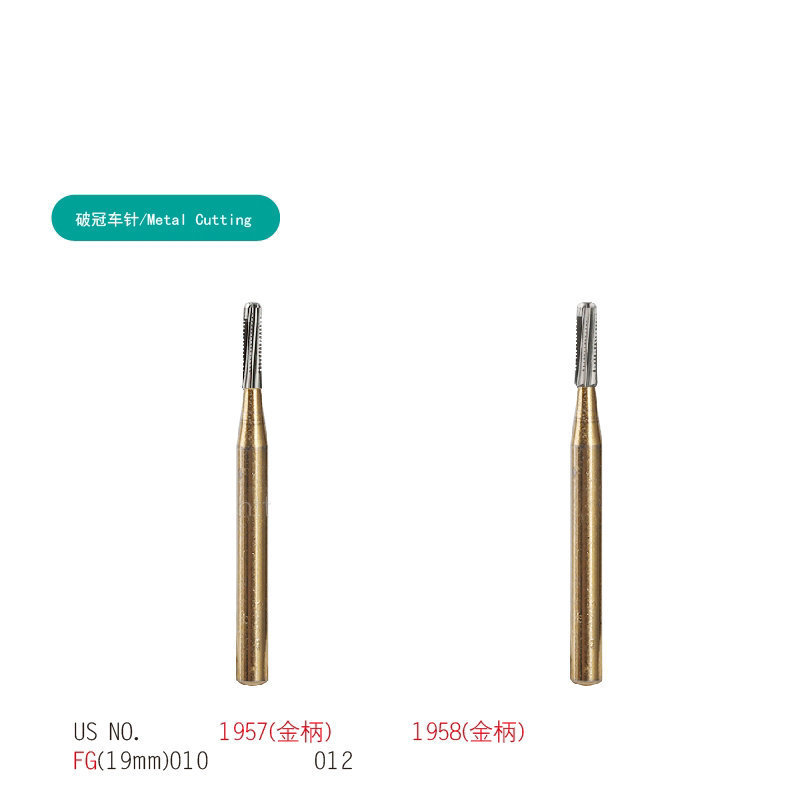 Dental High Low Speed Handpiece Contra Angle Tungsten Carbide Burs Ball drill split drill broken crown bur FG RA