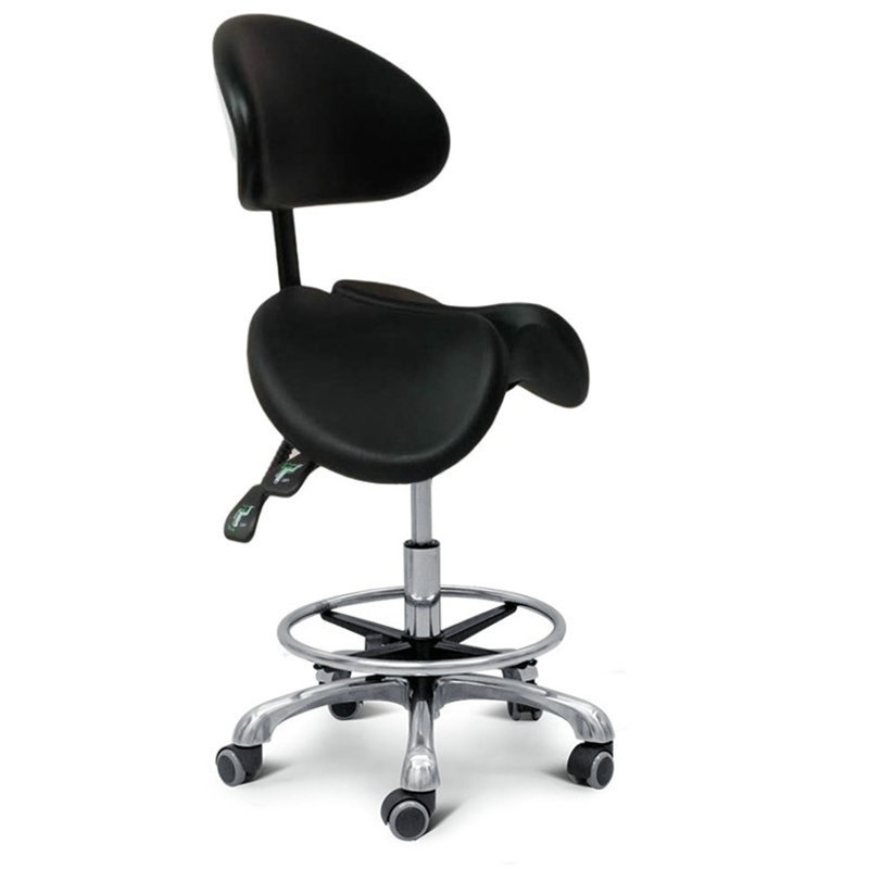 Medical Steel Dental Doctor Stool Hospital Adjustable Ergonomic Saddle Doctor Chair for Dentist