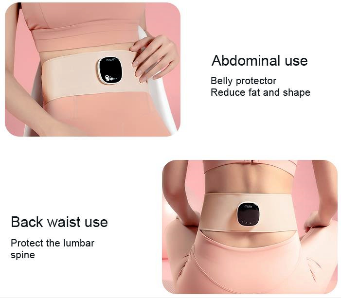 Graphene Electric Waist support & uterus warming protector tummy trimmer machine