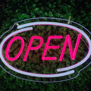 waterproof custom pink neon sign light 2835 neon sign open supplies led neon open sign for business shop