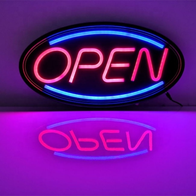 waterproof custom pink neon sign light 2835 neon sign open supplies led neon open sign for business shop