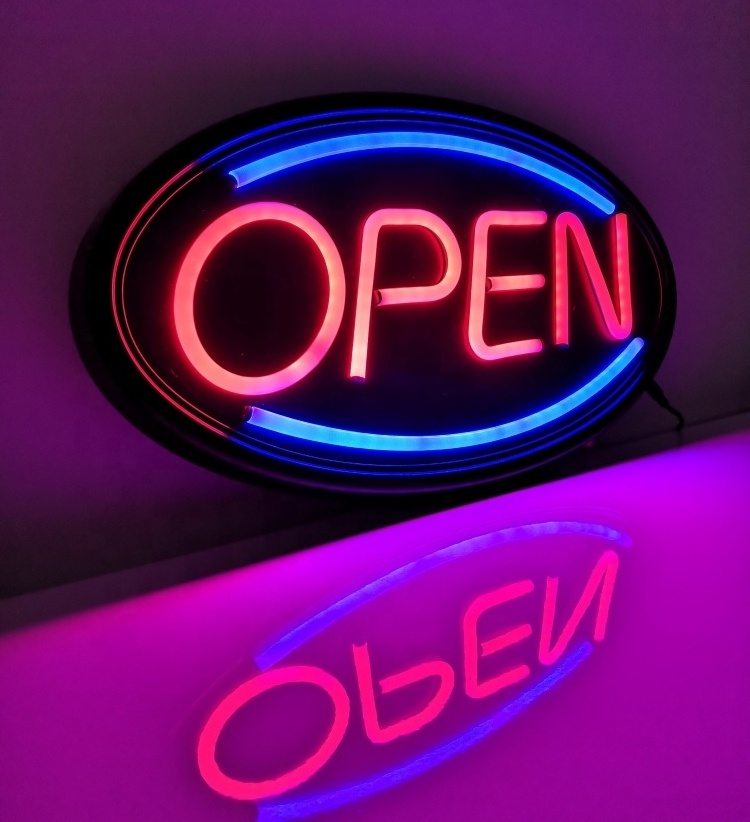 waterproof custom pink neon sign light 2835 neon sign open supplies led neon open sign for business shop