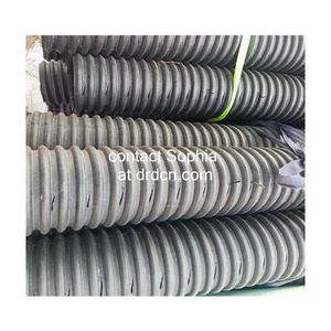 Dn110mm HDPE Yard Underground Perforated Corrugated Pipe for French Drain