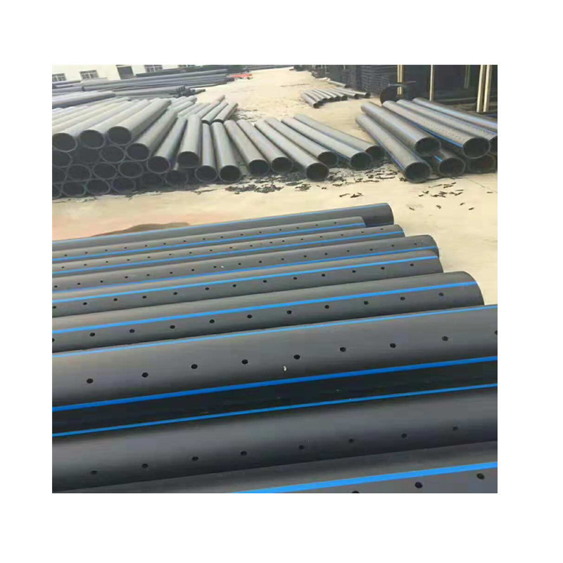 2 inch polyethylene pipe pe 100 hdpe perforated drain pipe