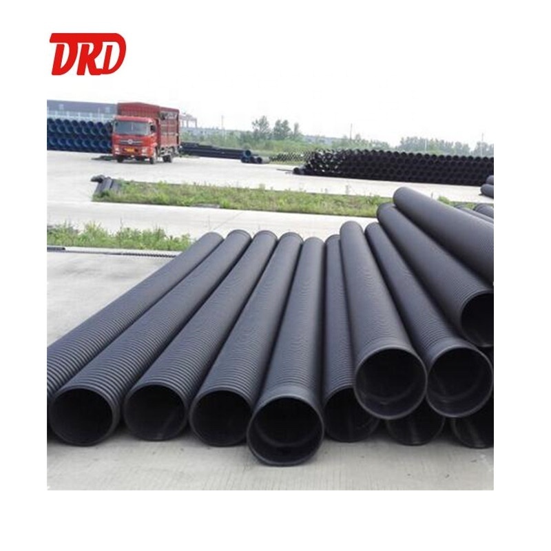 sn8 hdpe double wall corrugated pipe 300 mm 48 road culvert