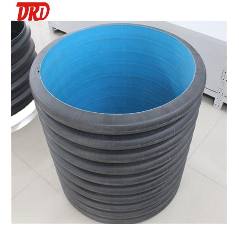 12 corrugated drainage pipe PE sn8 corrugated culvert pipe prices