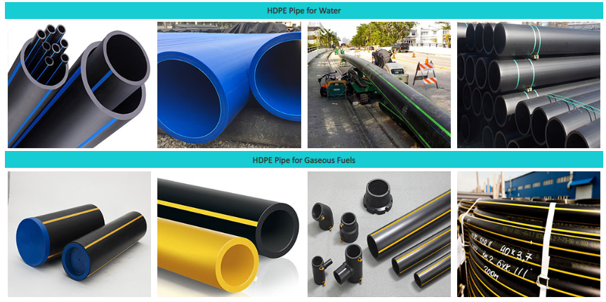 DRD Plastic Tubing Plastic Pipe Hdpe Water Supply Pipe And Fittings For Conveying Water Pipe Plastic Tubes