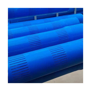 DN125 140 Blue Socket Threaded Water Supply Screen Tube Wholesale Well Drill Casings Plastic PVC Pipe