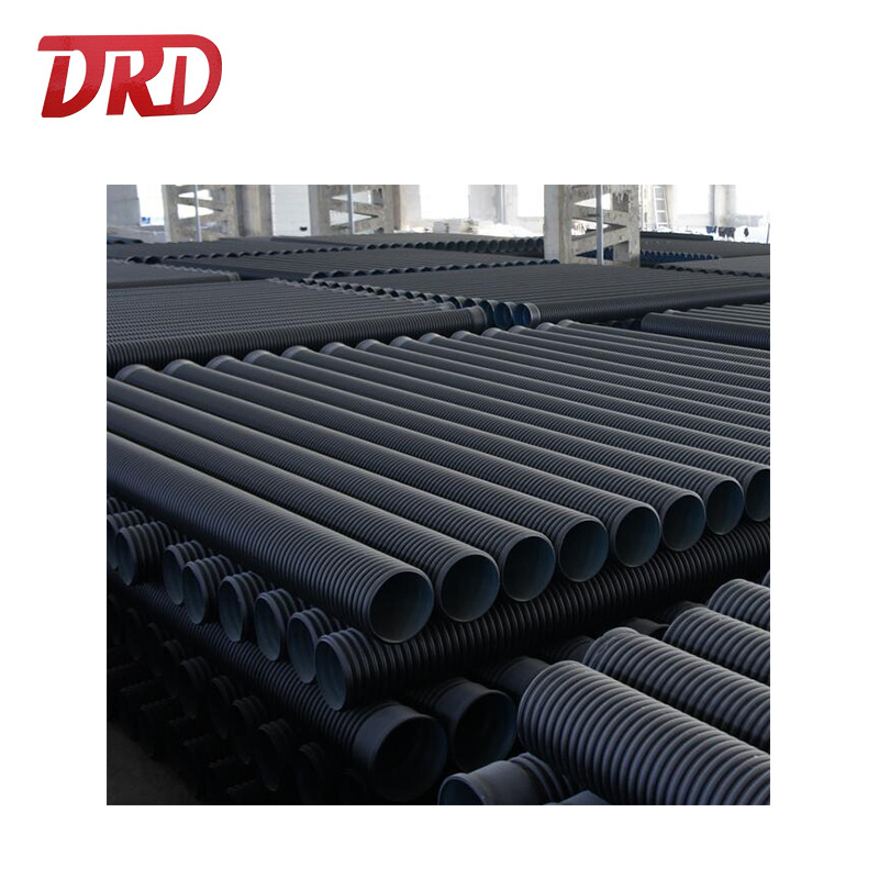 SN4 SN8 8 inch corrugated drain pipe hdpe plastic culvert pipe prices