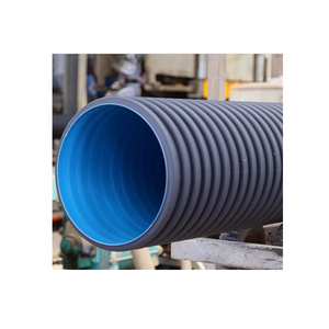 High Quality 48 culvert hdpe Double wall Corrugated drainage pipe