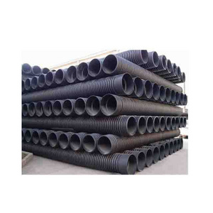 18 inch Plastic culvert pipe HDPE corrugated drainage pipe