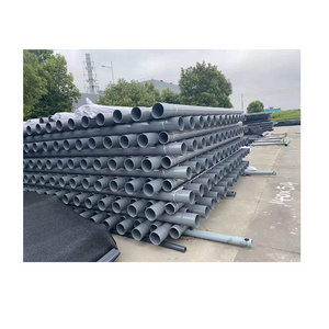 Wholesale Plastic Water Pipe Irrigation PVC Pipe for Water Supply upvc pipe tube white color for drainage