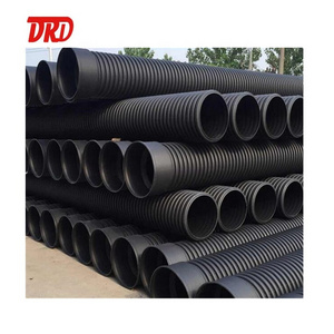 Double wall 8 inch pipe corrugated drain pipe sn8 culvert pipe prices