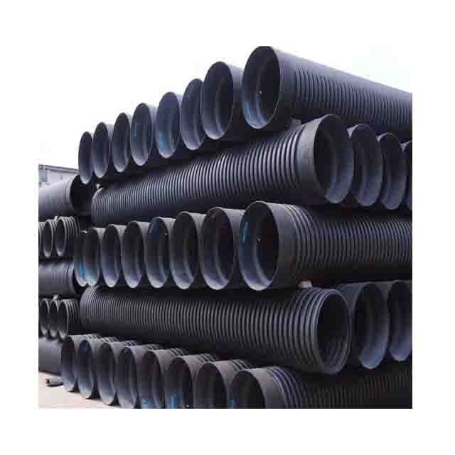 18 inch Plastic culvert pipe HDPE corrugated drainage pipe