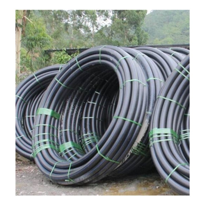 20 - 63mm HDPE polyethylene pipe farm irrigation pipe black plastic water pipe roll