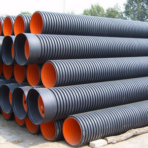 High Quality 16 inch double wall corrugated culvert pipe