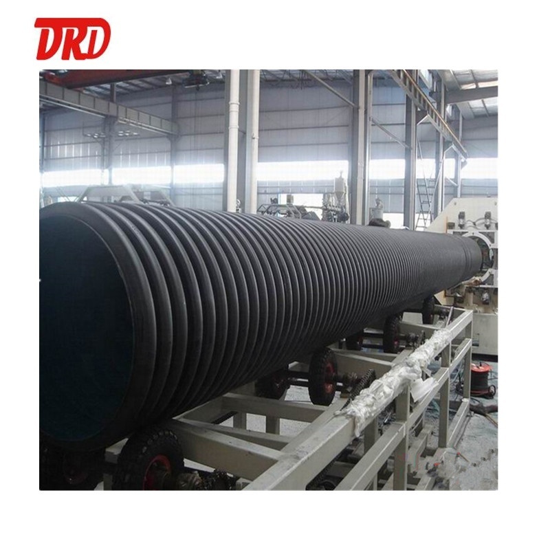 Double wall 8 inch pipe corrugated drain pipe sn8 culvert pipe prices