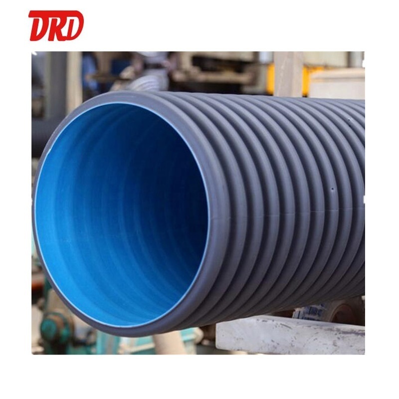 sn8 hdpe double wall corrugated pipe 300 mm 48 road culvert