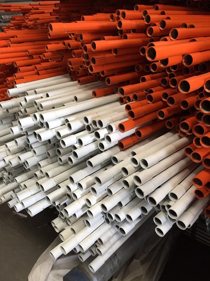 De50-De315mm Insulated Electrical wire protection Pvc pipe orange tubes electric sheath pipe