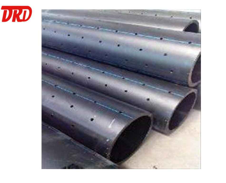 4 inch HDPE perforated pipe polyethylene drain pipe