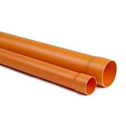 De50-De315mm Insulated Electrical wire protection Pvc pipe orange tubes electric sheath pipe