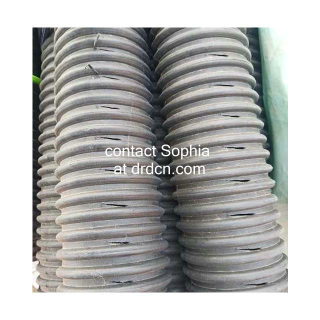 Dn110mm HDPE Yard Underground Perforated Corrugated Pipe for French Drain