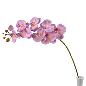 Artificial Real Touch Orchid 40inches  Fake Butterfly Orchid Phalaenopsis Flower for Vase Home Wedding Decoration